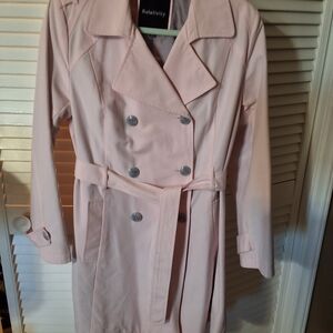 Relativity Women's Pink Trench Coat